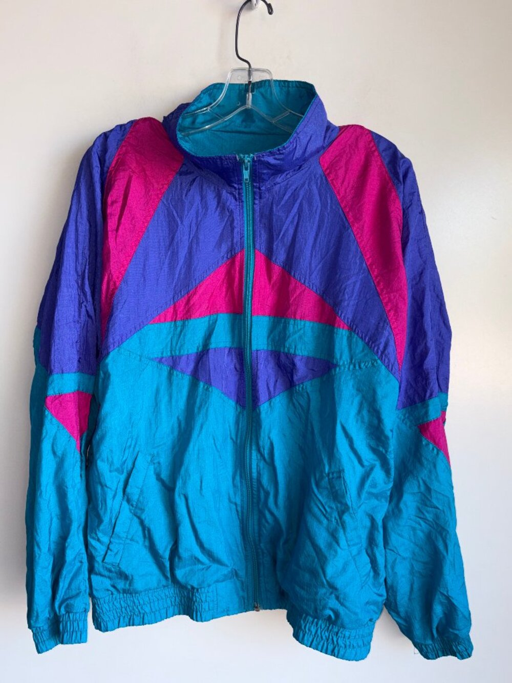 Vintage Bocoo Windbreaker Jacket Size Large Retro 80s 90s